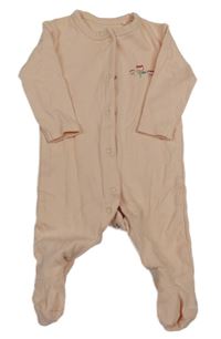 Ružový overal s kvetinami Manor