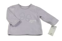 Nové - Lila fleecová mikina s motýlom George