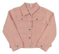 Ružová rifľová bunda Topolino