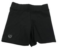 Čierne športové elastické kraťasy C&A