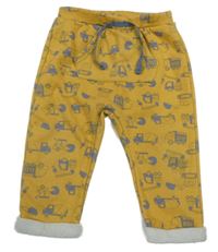 Okrové tepláky se stavebními stroji Ergee