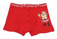 Červené boxerky se Santou