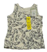 Smetanovo-černý vzorovaný top Primark
