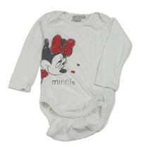 Bílé body s Minnie Disney
