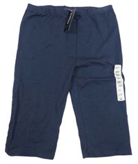 Nové - tmavomodré elastické kraťasy dunnes