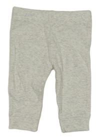 Sivé melírované ľahké tepláky