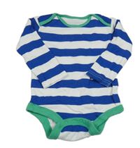 Bílo-modré pruhované body Tu