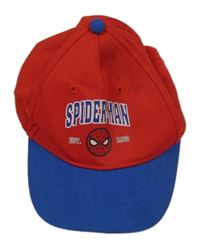 Červeno-modrá kšiltovka se Spidermanem Primark