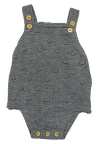 Sivé vzorované pletené na traké kraťasy