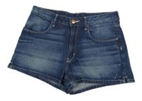 Tmavomodré riflové kraťasy H&M