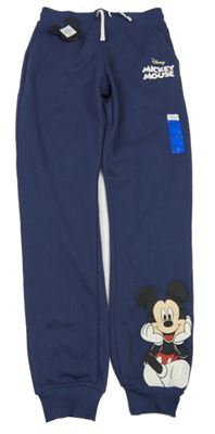 Nové - tmavomodré tepláky s Mickeym Primark