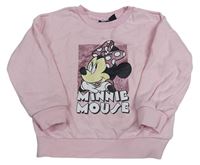 Ružová mikina s Minnie Primark
