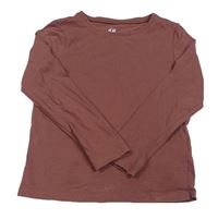 Cihlové triko H&M