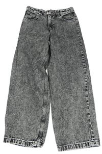 Šedé široké rifle H&M