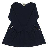 Tmavomodré šaty H&M