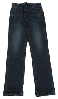 Tmavomodré regular fit rifle Next