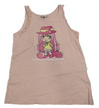 Ružový top s dívkou Dopodopo