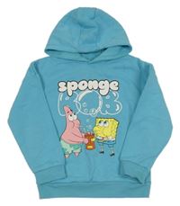 Svetlomodrá mikina so Spongeboemem a kapucňou Primark