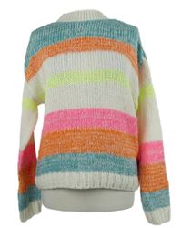 Dámský barevně pruhovaný svetr 