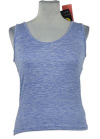 Dámsky svetlomodrý melírovaný športový funkčný top TU