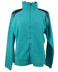 Dámska tyrkysová fleecová prepínaci mikina Ellenor