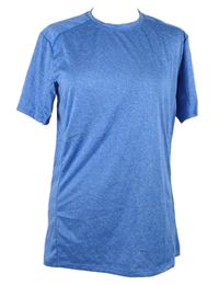 Pánské modré melírované sportovní tričko 