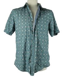 Pánská modrá vzorovaná košile Fat Face 