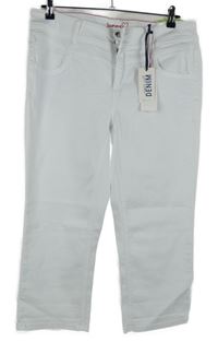 Nové - Dámské bílé capri rifle Street One 