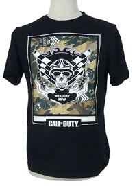 Pánske čierne tričko s potiskem Call of Duty George