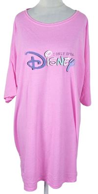 Dámska ružová nočná košeľa s nápisom Disney + George