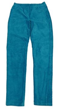 Azurové zamatové rebrované tregíny LC Waikiki