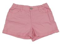 Růžové riflové kraťasy C&A
