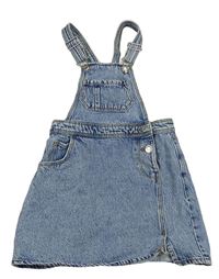 Svetlomodré plesňové rifľové na traké šaty Denim