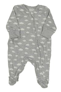 Sivý overal s mraky zn. Primark