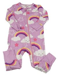 Lila overal s duhami Shein