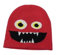 Tmavorůžová čepice - příšerka