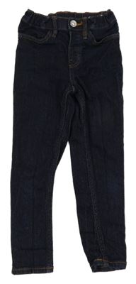 Tmavomodré slim rifle H&M