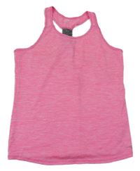 Neonově růžový sportovní top 