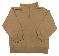 Hnedá mikina so stojačikom H&M