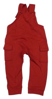 Červené na traké tepláky s vreckami H&M
