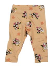 Broskvové legíny s Minnií a Mickeym Primark