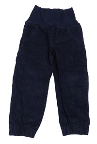 Tmavmodré podšité menšestrové nohavice Impidimpi