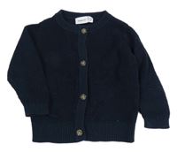 Tmavomodrý propínací svetr Name it 