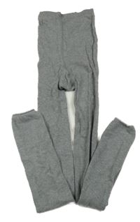 Sivé punčocháčové legíny Tchibo