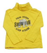 Žluté trik s medvedíkom a rolákom Lupilu