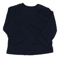 Tmavomodré tričko Primark