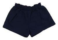 Tmavomodré teplákové kraťasy Blukids