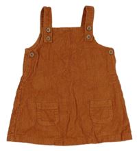 Hrdzavá menšestrová na traká sukňa Tu