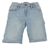 Svetlomodré rifľové slim kraťasy Blue Ridge