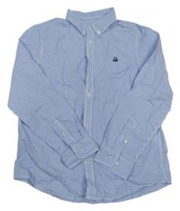 Modro-bílá pruhovaná košile Benetton